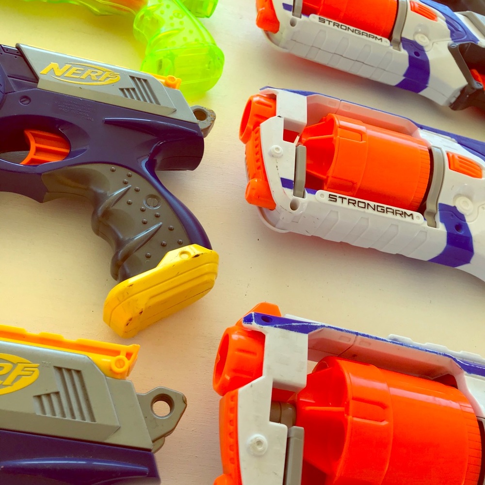Nerf blaster lot